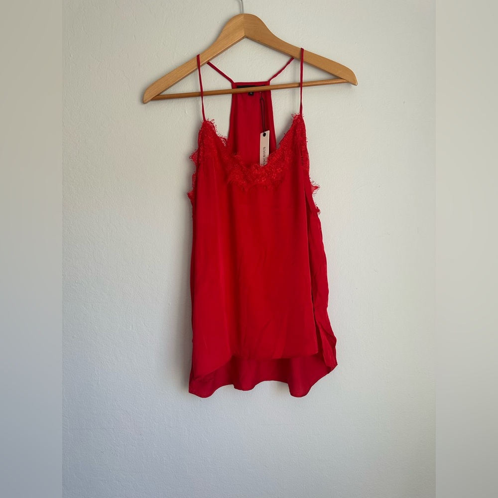 Olivaceous Vibrant Red Camisole